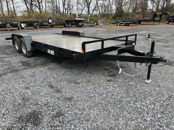 Car Mate 7 x 18 Open Car Trailer – Full Steel Deck