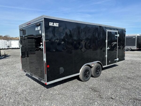 Car Mate 8.5 x 20 Enclosed Car Hauler – Escape Door