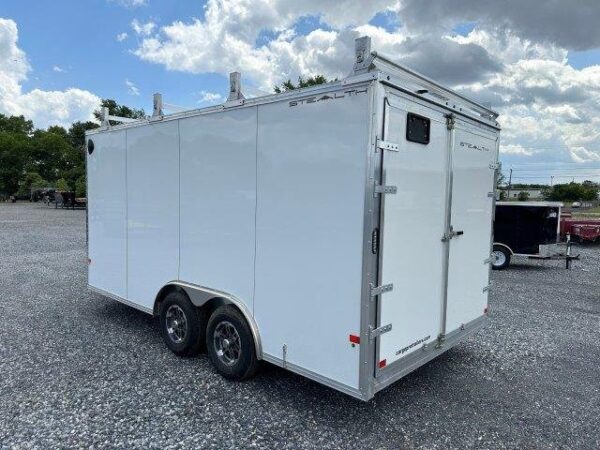 Cargo Pro 8.5 x 16 Aluminum Enclosed V-Nose Trailer – 10K GVW Upgrade