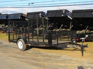 Carry-On 6.4 x 12 Landscape Utility Trailer – Side ATV Gate
