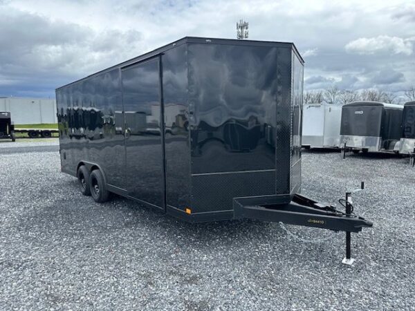Covered Wagon 8.5 x 20 Enclosed Car Hauler – Blackout Package