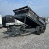 Covered Wagon 6 x 12 Prospector Dump Trailer – Ladder Ramps