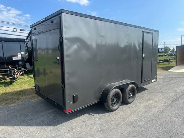 Diamond-Cargo-7-x-16-Enclosed-Cargo-Trailer-V-Nose-Black-Trim-Package-Ramp-Door-3.jpg Diamond Cargo 7 x 16 Enclosed Trailer – Black Trim Package