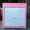 10 ft Pink Container with Roll‑Up Door