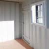 8ft Cubic Shipping Container w/Door+Window 8’Lx6.7’Wx7.4’H
