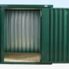 (Powder Coated) Flat Packed Metal Storage Container