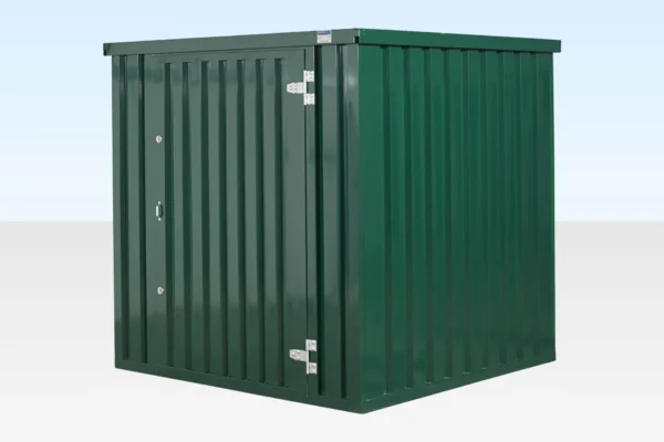 (Powder Coated) Flat Packed Metal Storage Container