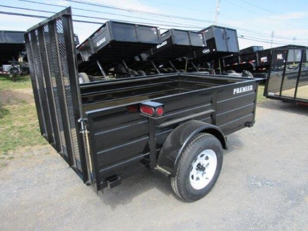 Premier 5 x 8 Landscape Utility Trailer – Steel Sides