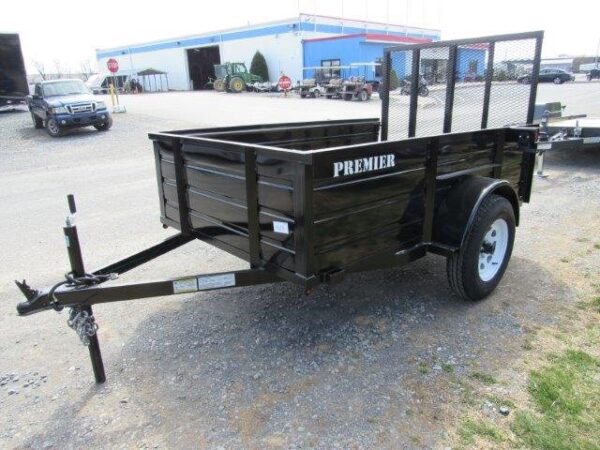 Premier 5 x 8 Landscape Utility Trailer – Steel Sides