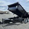 Premier 6 x 12 Low Profile Dump Trailer – Ladder Ramps