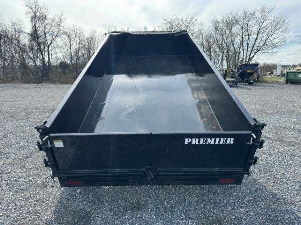 Premier 6 x 12 Low Profile Dump Trailer – Ladder Ramps