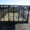 Premier 7 x 12 Landscape Utility Trailer – Mesh Sides & ATV Ramp