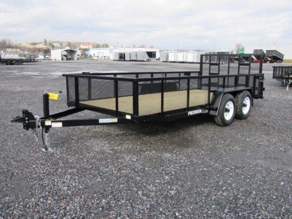Premier-7x16-Landscape-Utility-Trailer-10K-GVW-Rear-Ramp-Gate-Mesh-Sides-4.jpg Premier 7 x 16 Landscape Utility Trailer – HD Ramp Gate