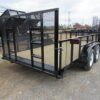 Premier 7 x 16 Landscape Utility Trailer – Mesh Sides & ATV Ramp