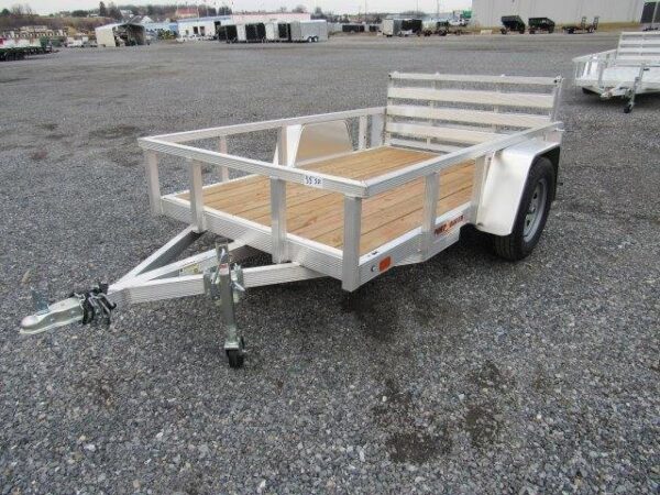Sport Haven 5×8 Aluminum Utility Trailer – Bi-Fold Ramp Gate