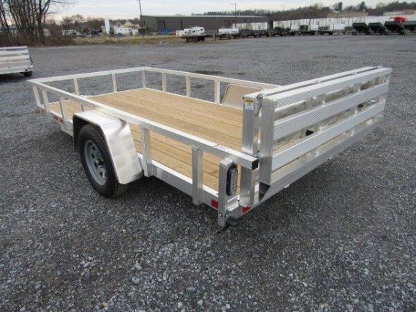 Sport Haven 6×12 Aluminum Utility Trailer – Bi-Fold Ramp Gate