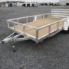 Sport Haven 6×12 Aluminum Utility Trailer – Bi-Fold Ramp Gate