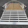Sport Haven 6×12 Aluminum Utility Trailer – Bi-Fold Ramp Gate