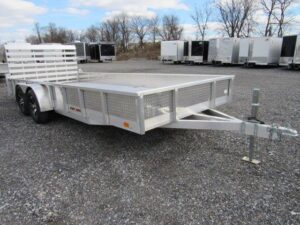 Sport Haven 7×18 Aluminum Landscape Trailer: Heavy Duty Ramp