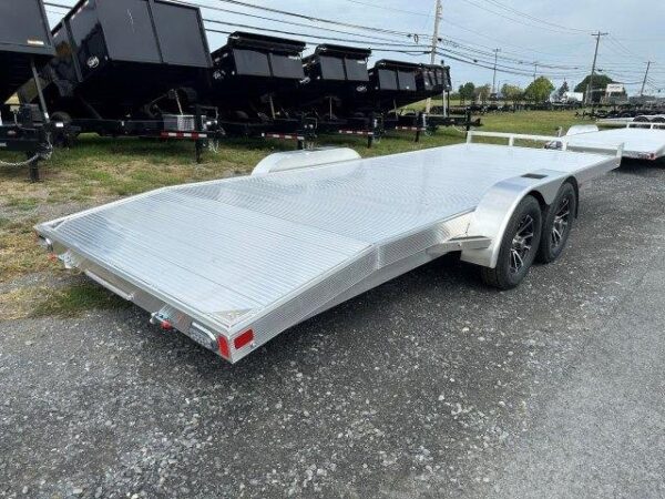 Sport Haven 7×20 Premium Aluminum Car Trailer – Torsion Axles