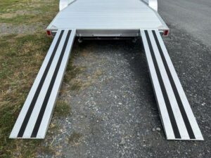 Sport Haven 7×20 Premium Aluminum Car Trailer – 6k Torsion Axles