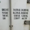 Maersk RAHC-031 Used 40ft Cold Storage Reefer Container – Model CCR18060