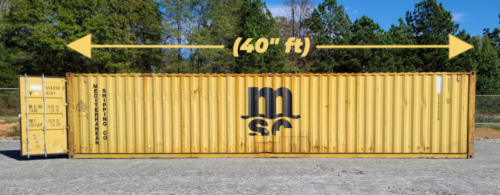 Standard 40 Ft x 8 Ft Shipping Containers