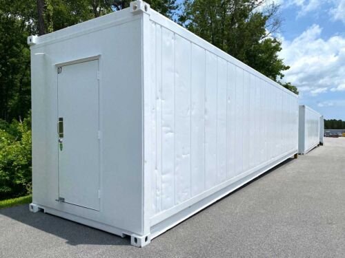 40 Ft High Cube Insulated Shipping Container With 5 Ton Bard Hvac Unit